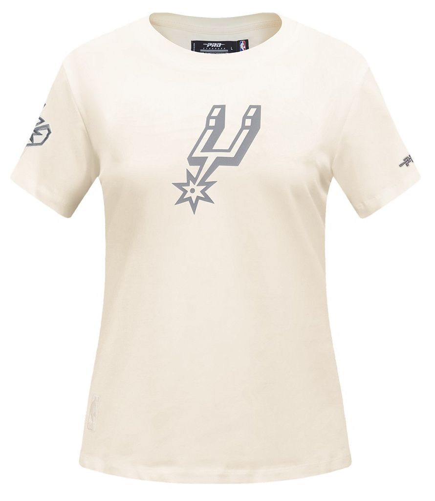 Pro Standard Women's San Antonio Spurs Off White Street Team Slim Fit T-Shirt product image