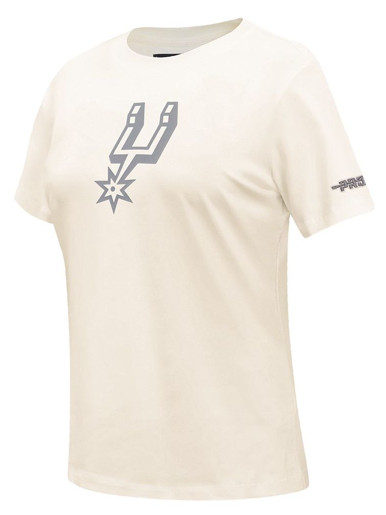 Pro Standard Women's San Antonio Spurs Off White Street Team Slim Fit T-Shirt product image
