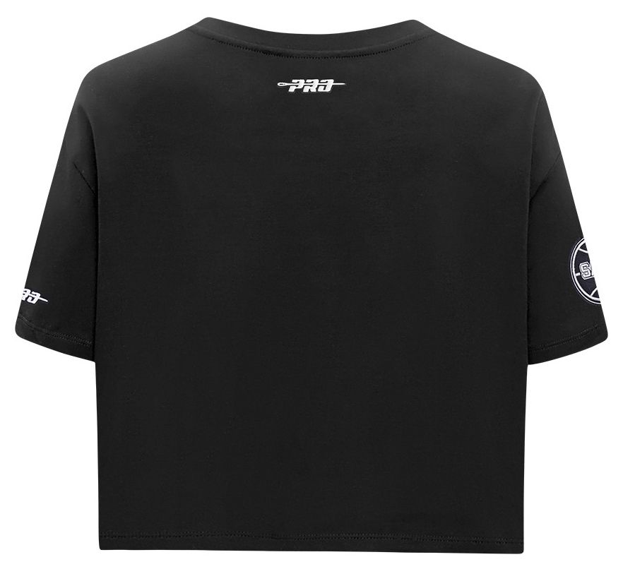 Pro Standard Women's San Antonio Spurs Black Wordplay Boxy T-Shirt product image