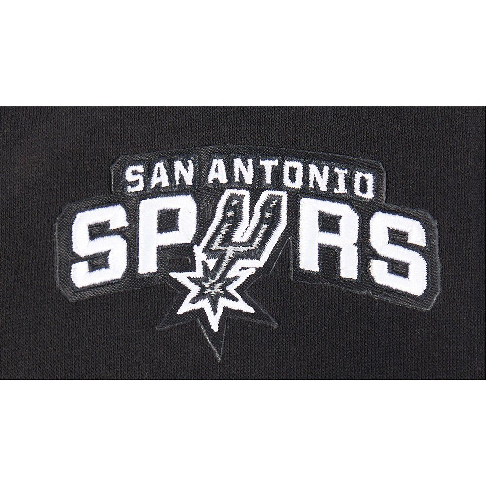 Pro Standard Girls' San Antonio Spurs Black Fleece Full Zip Hoodie product image