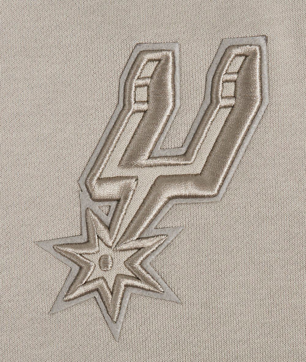 Pro Standard Women's San Antonio Spurs Taupe Neutral Fleece Crewneck Sweatshirt product image