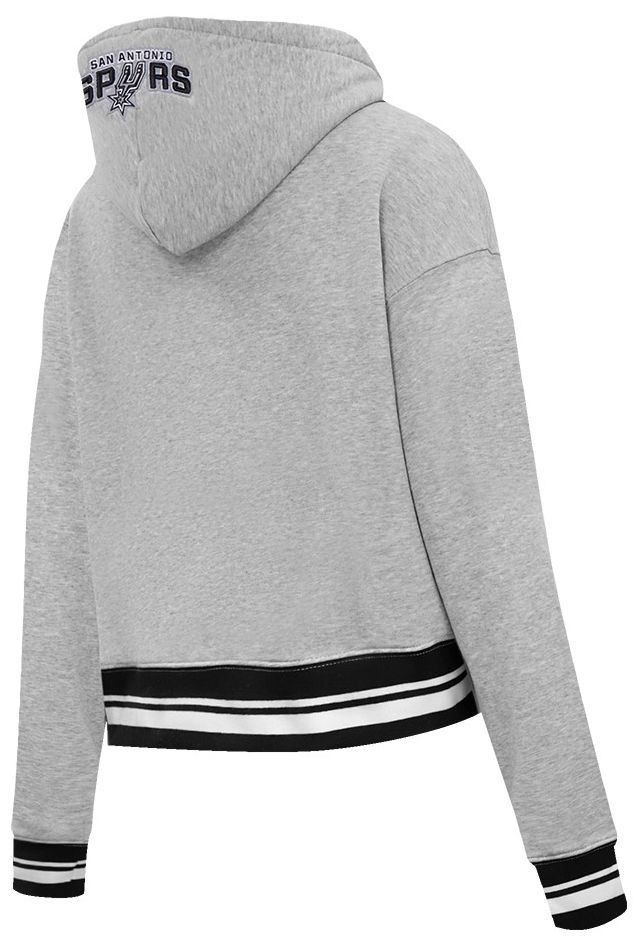 Pro Standard Women's San Antonio Spurs Black Script Tail Rib Fleece Pullover Hoodie product image