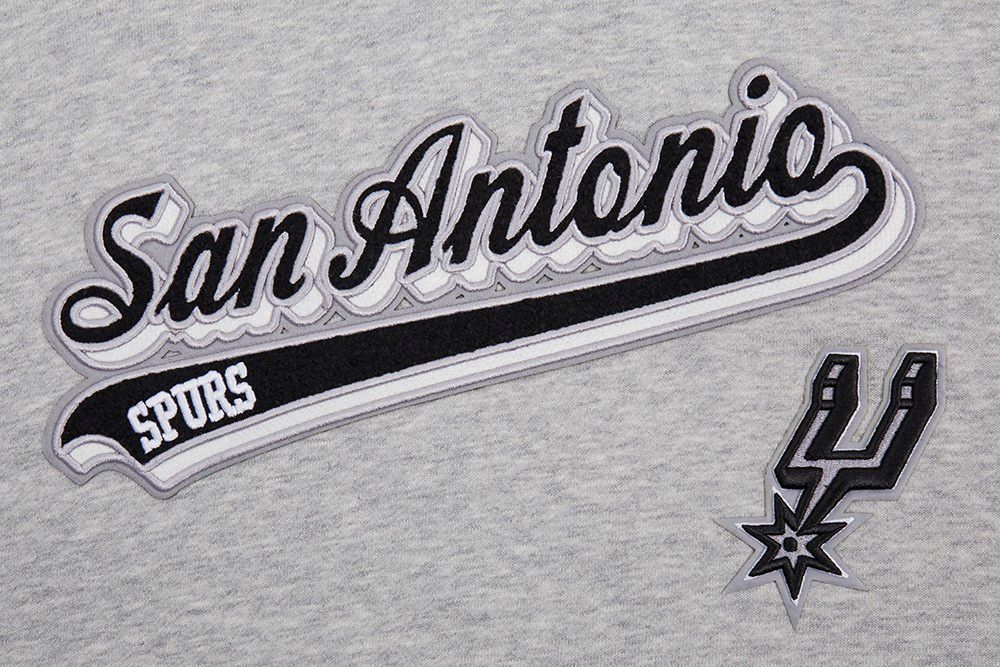 Pro Standard Women's San Antonio Spurs Black Script Tail Rib Fleece Pullover Hoodie product image