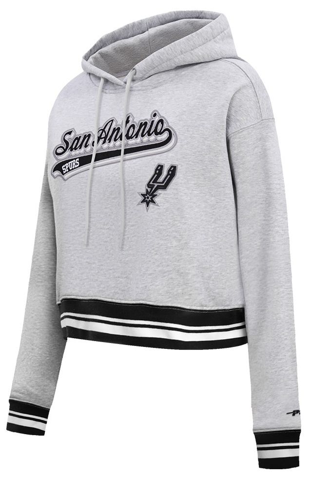 Pro Standard Women's San Antonio Spurs Black Script Tail Rib Fleece Pullover Hoodie product image