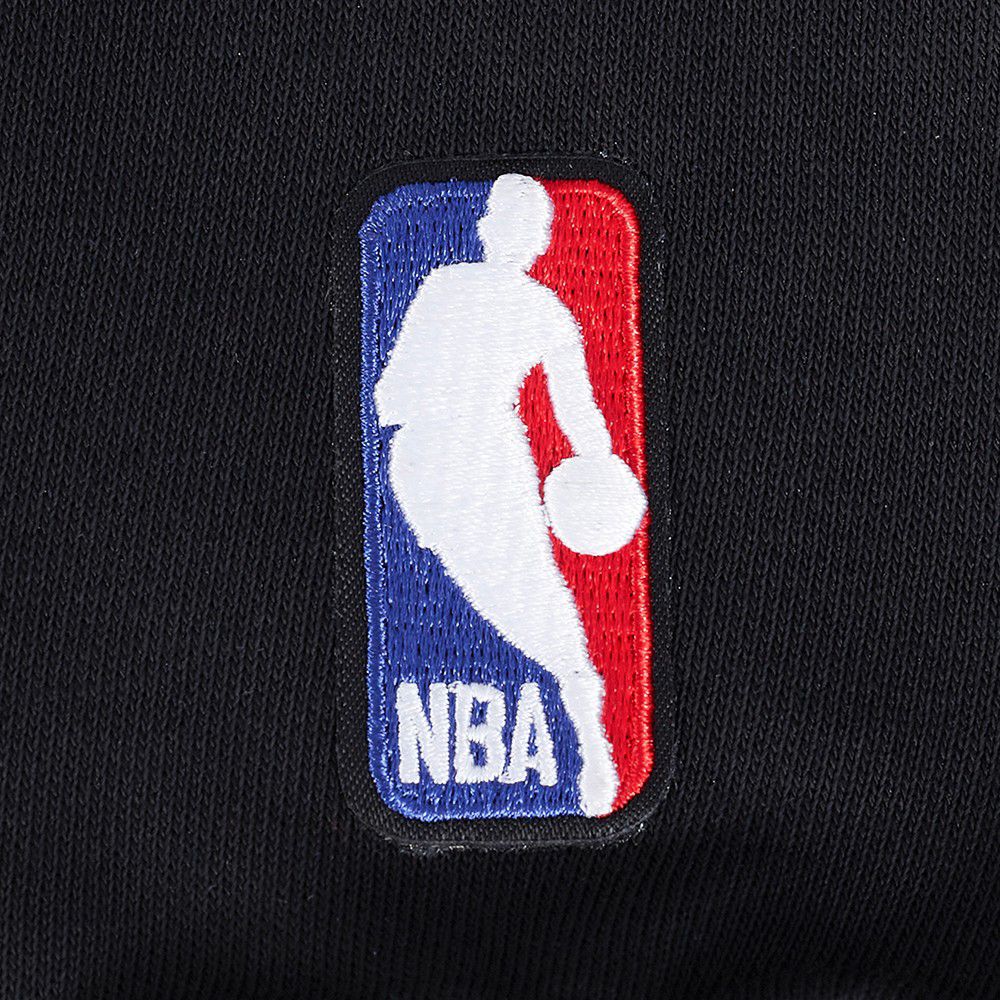 Pro Standard Women's San Antonio Spurs Black Mash Up Rib Fleece Crewneck Sweatshirt product image