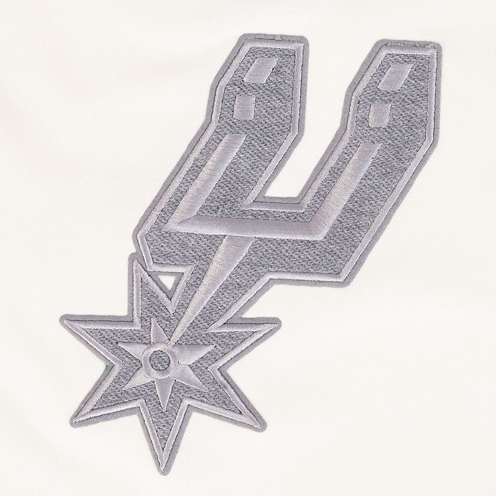 Pro Standard Women's San Antonio Spurs Off White Reverse French Terry Crewneck Sweatshirt product image