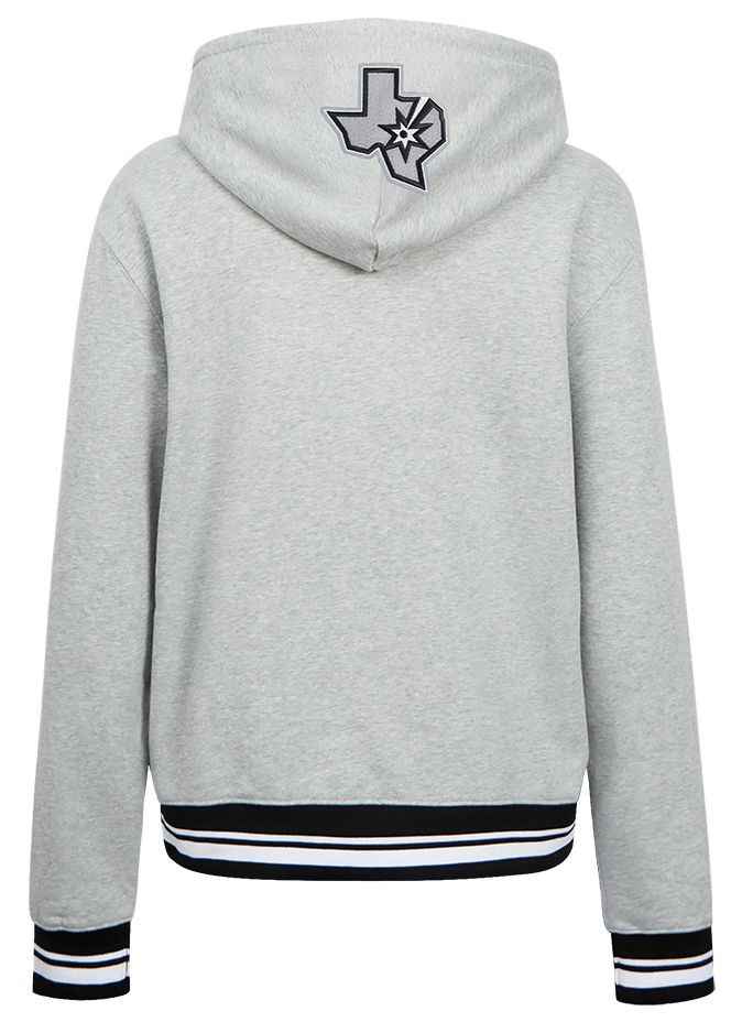 Pro Standard Women's San Antonio Spurs Grey Crest Emblem Hoodie product image