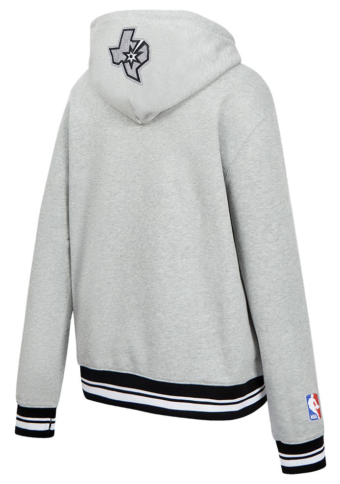 Pro Standard Women's San Antonio Spurs Grey Crest Emblem Hoodie product image