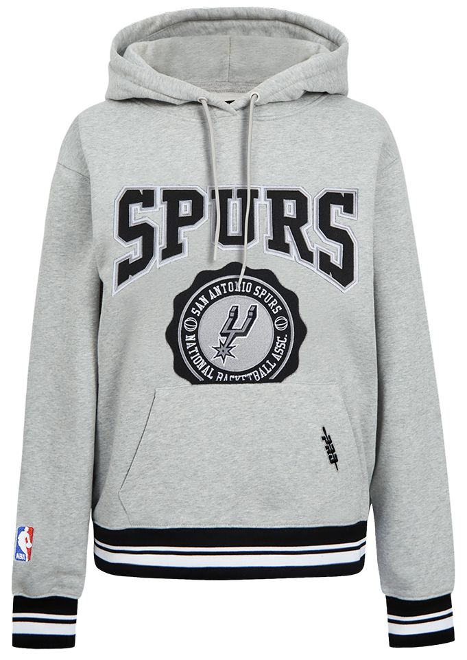 Pro Standard Women's San Antonio Spurs Grey Crest Emblem Hoodie product image