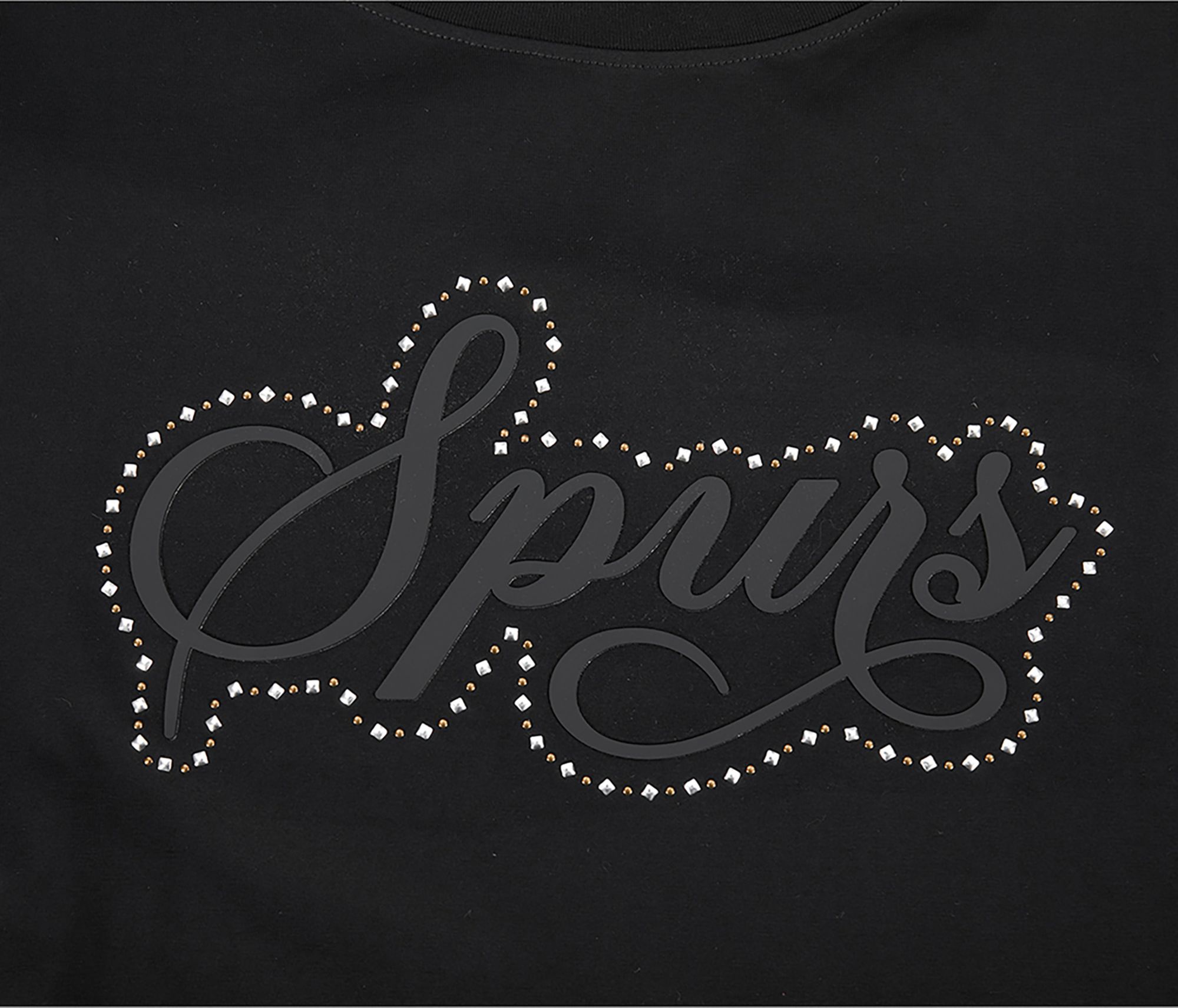 Pro Standard Women's San Antonio Spurs Black Renegade Crewneck Sweatshirt product image