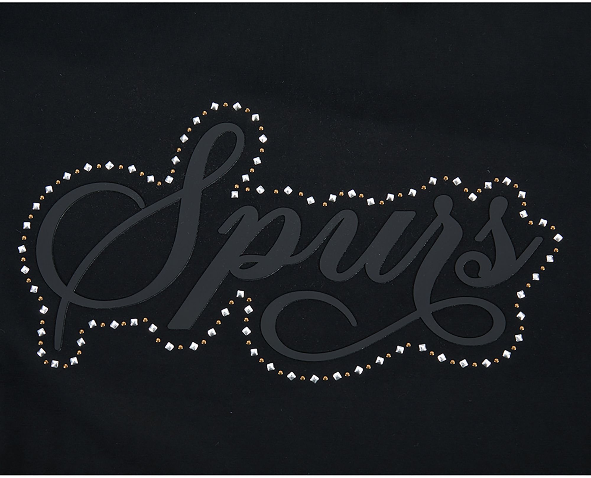 Pro Standard Women's San Antonio Spurs Black Renegade Boxy Long Sleeve Shirt product image