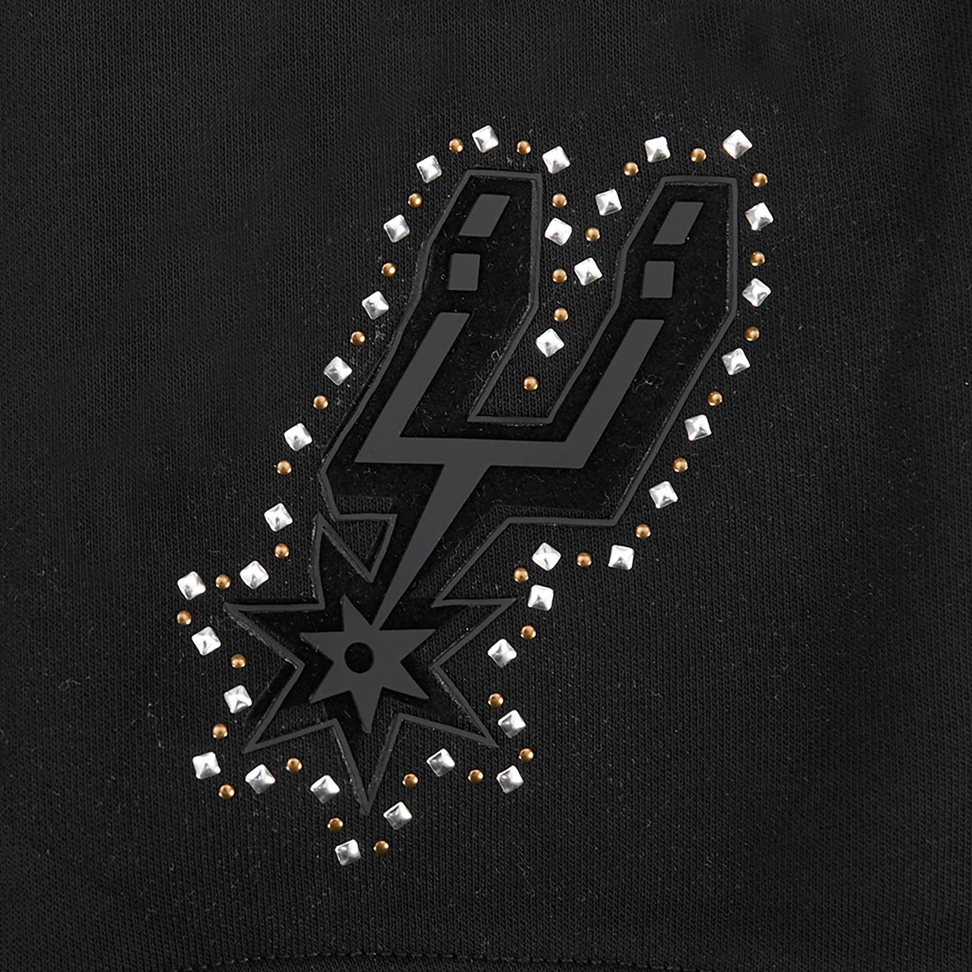 Pro Standard Women's San Antonio Spurs Black Renegade Boxy Long Sleeve Shirt product image