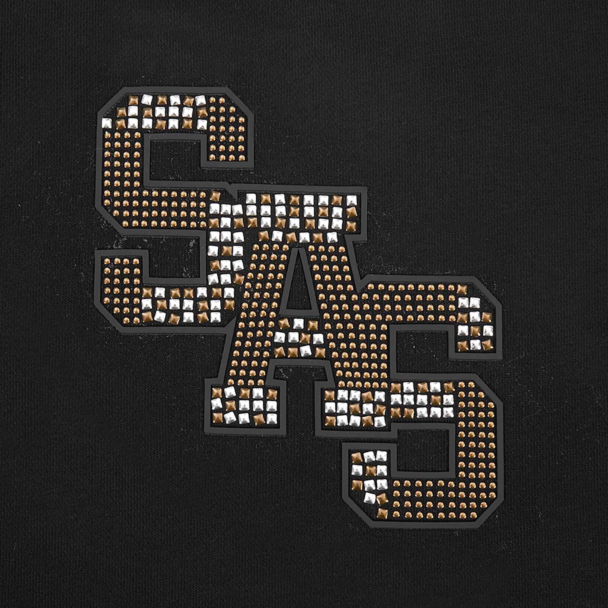 Pro Standard Women's San Antonio Spurs Black Renegade Boxy Long Sleeve Shirt product image