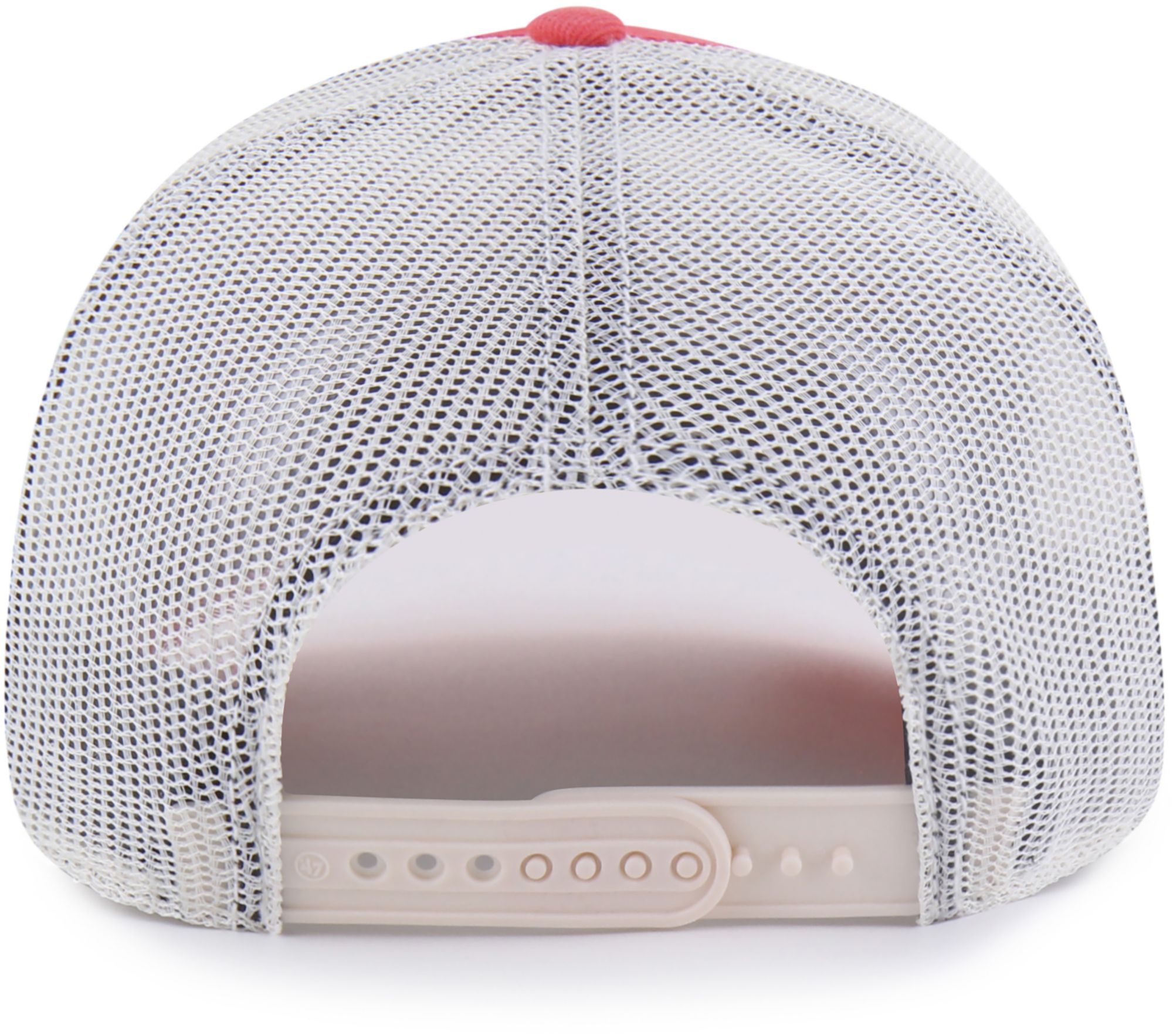 '47 Adult Atlanta Braves Red Salvage Adjustable Trucker Hat product image