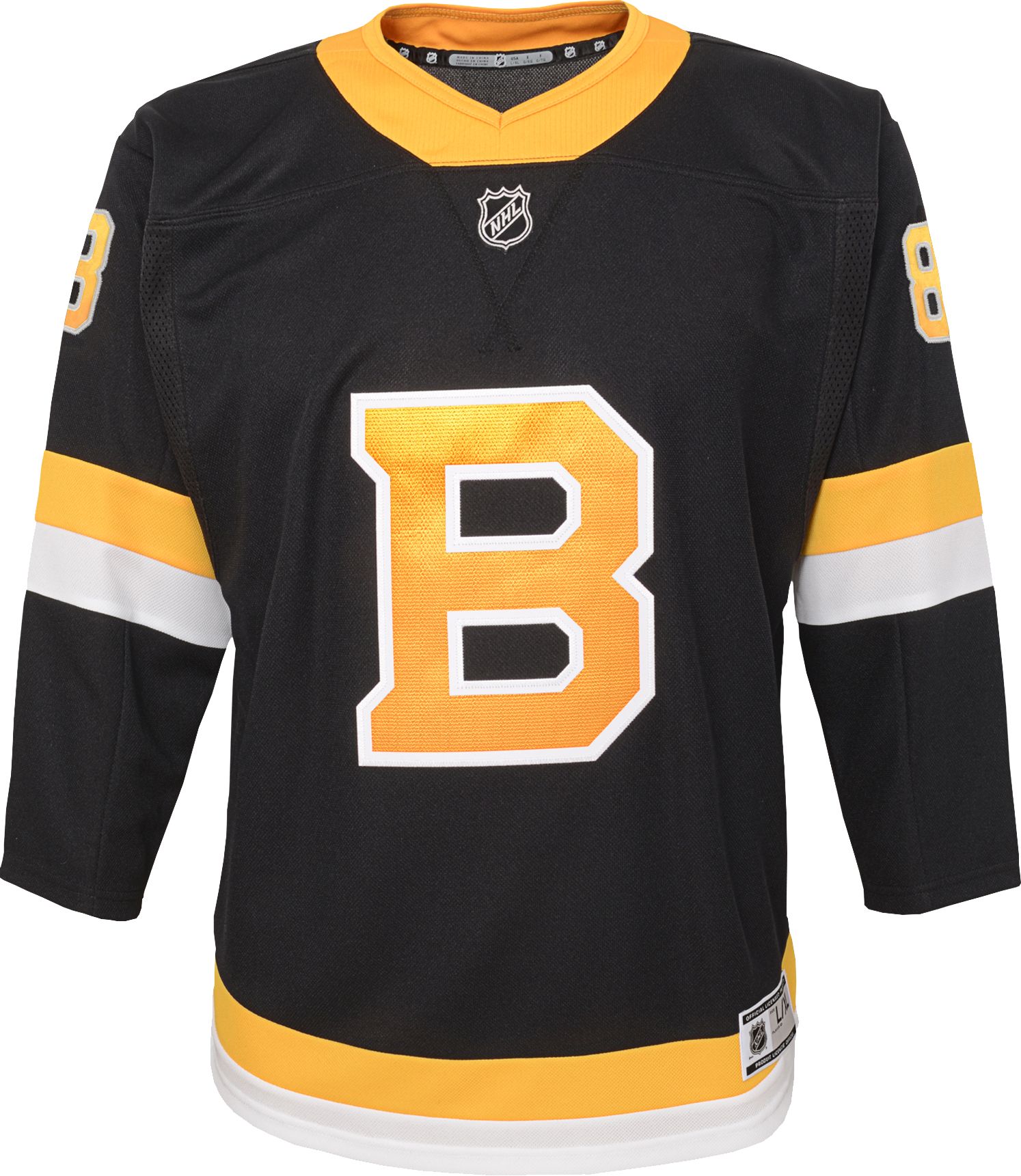 NHL Youth Boston Bruins David Pastrnak #88 Premier Alternate Jersey product image