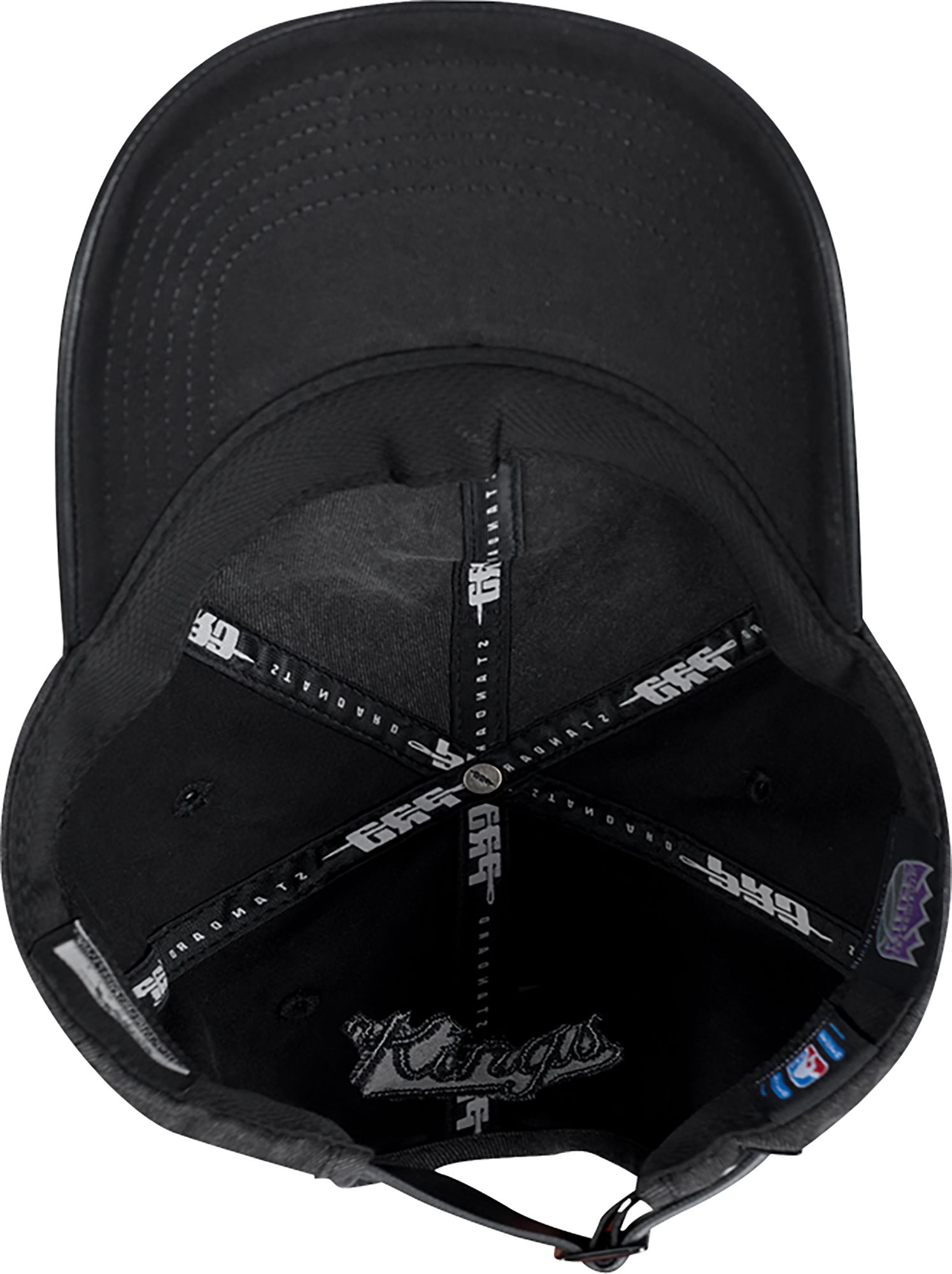 Pro Standard Women's Sacramento Kings Black Crystalline Strapback Hat product image