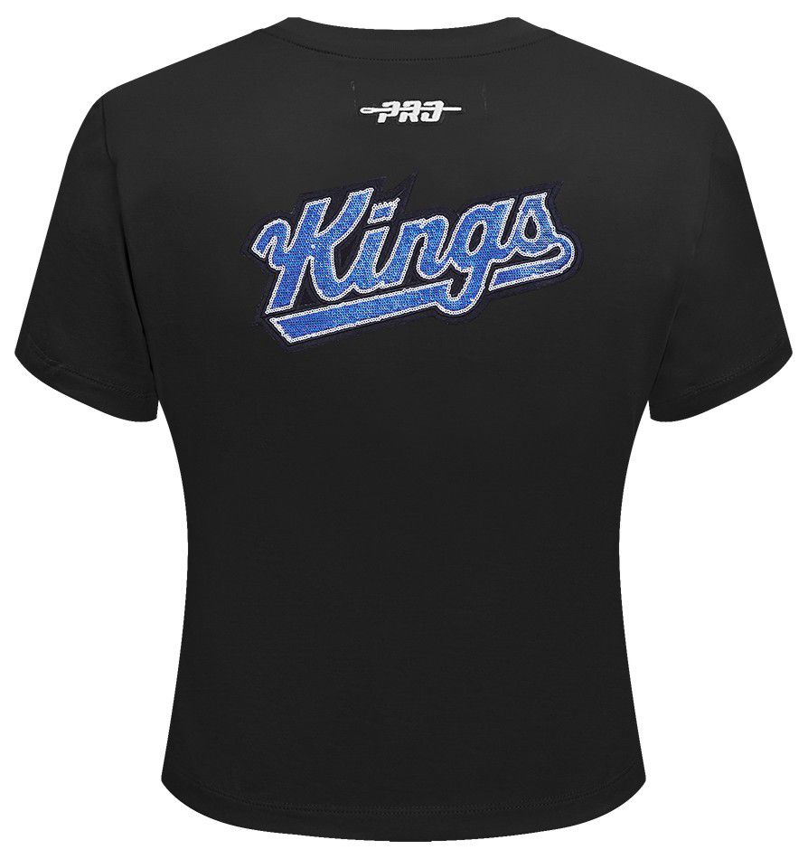 Pro Standard Women's Sacramento Kings Black Game Day Classics Baby Doll T-Shirt product image
