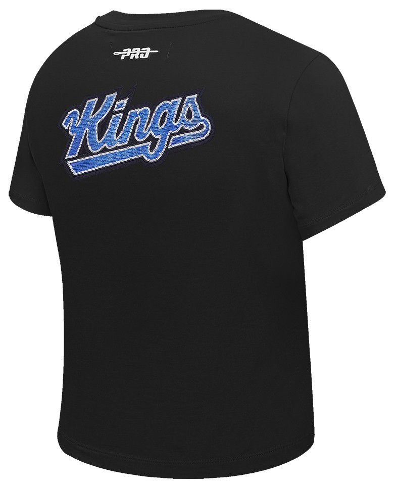 Pro Standard Women's Sacramento Kings Black Game Day Classics Baby Doll T-Shirt product image