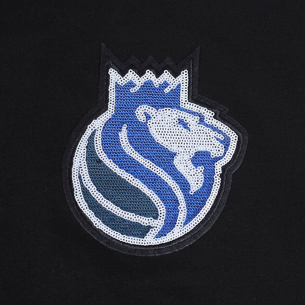 Pro Standard Women's Sacramento Kings Black Game Day Classics Baby Doll T-Shirt product image