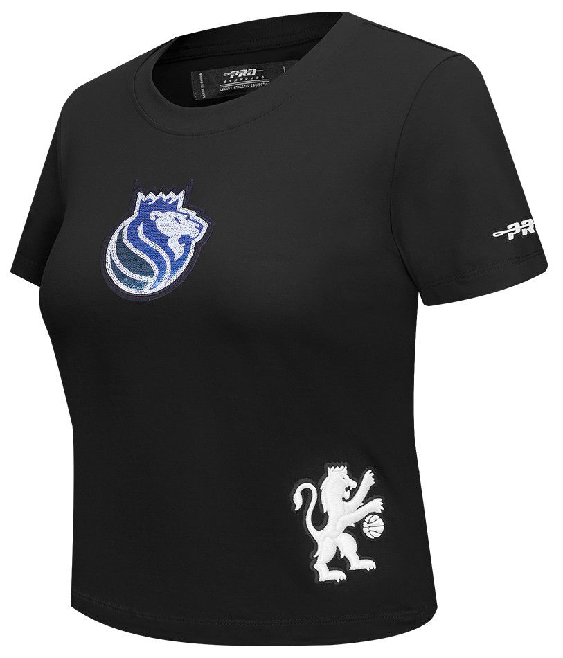 Pro Standard Women's Sacramento Kings Black Game Day Classics Baby Doll T-Shirt product image
