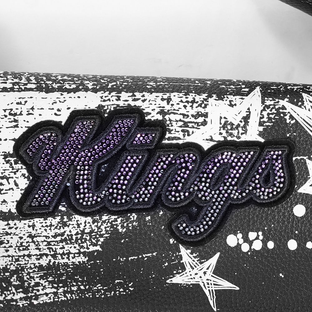 Pro Standard Women's Sacramento Kings Black Sketchbook Leather Jacket product image