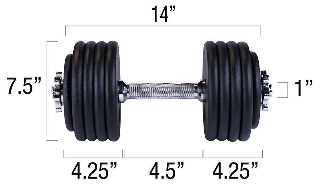 Body Solid Adjustable Dumbells product image
