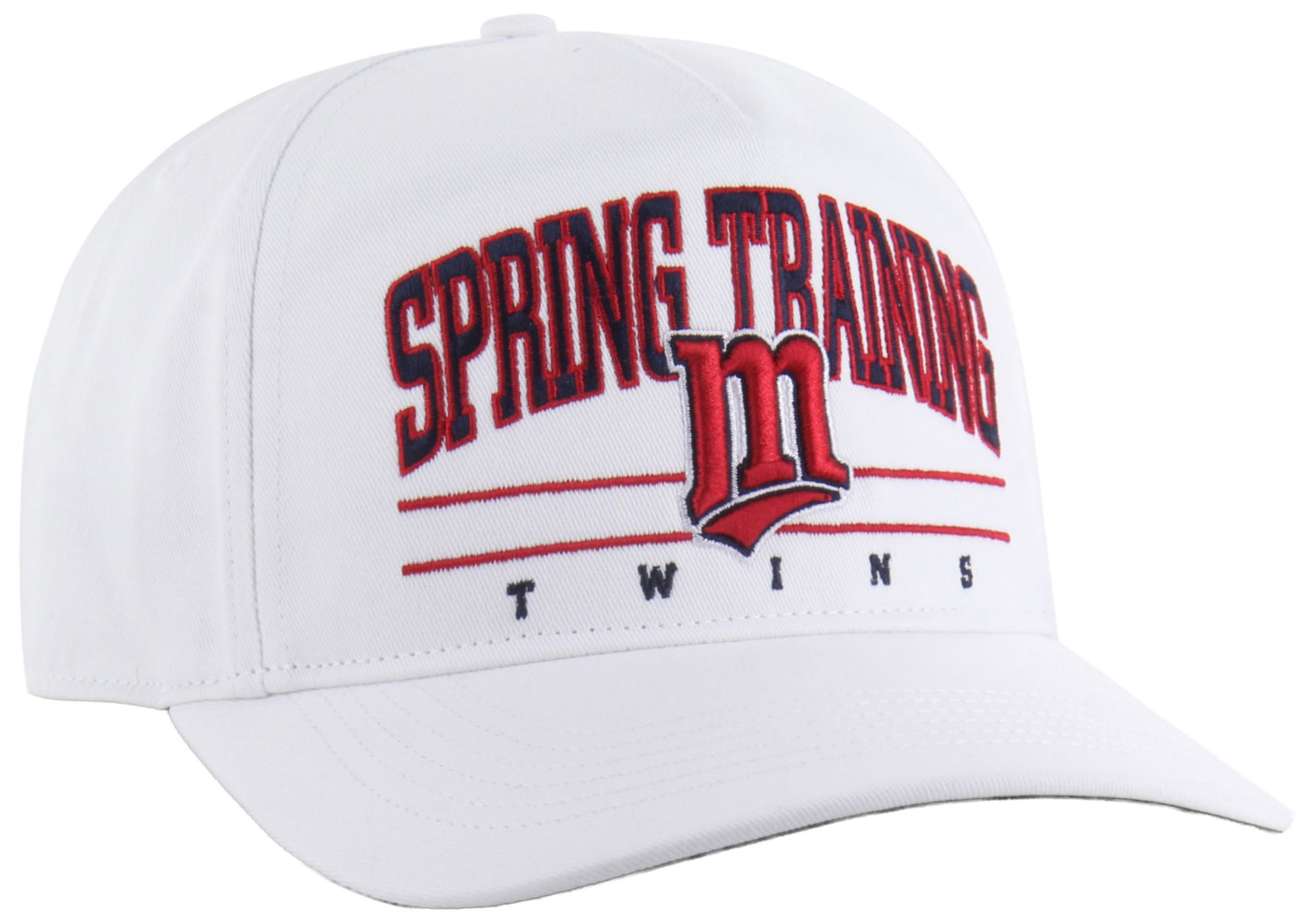 '47 Adult Minnesota Twins White Roscoe Hitch Adjustable Hat product image