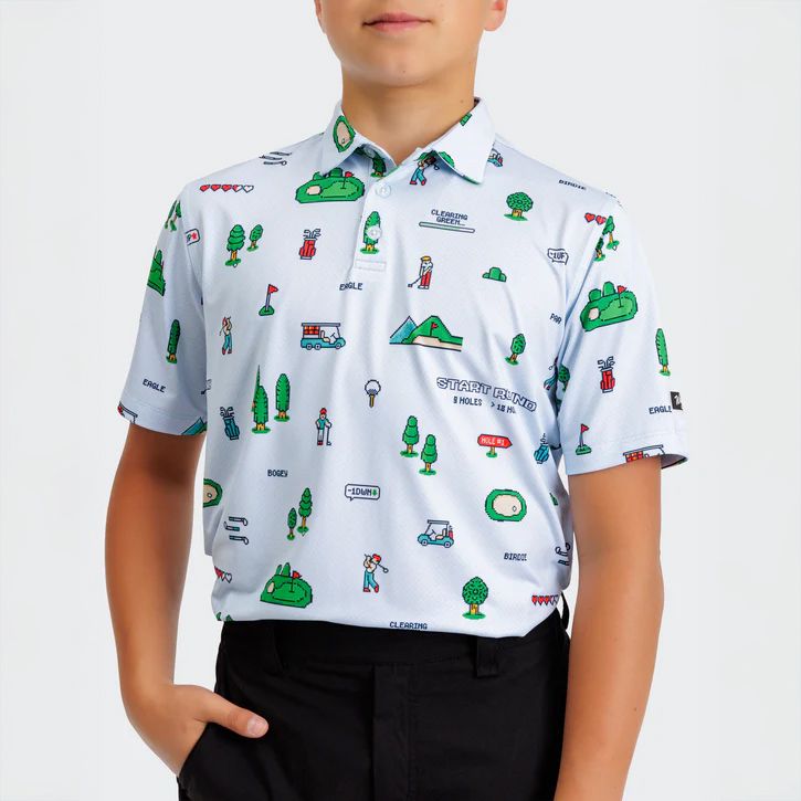 Waggle Boys' Gamer Golf Polo product image