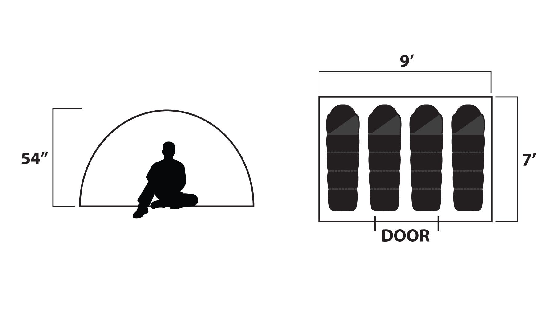 GigaTent Liberty Mountain 4-Person Tent product image