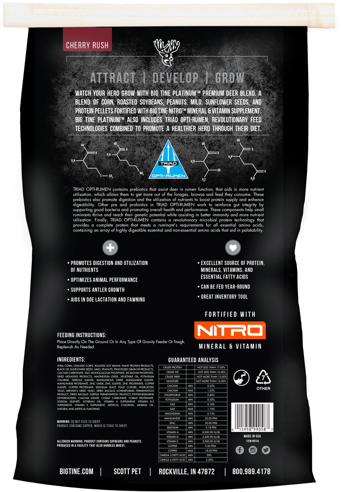 Big Tine Platinum Supplemental Deer Feed product image