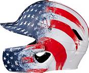 adidas Senior Stars & Stripes Baseball Batting Helmet w/ Jaw Guard product image
