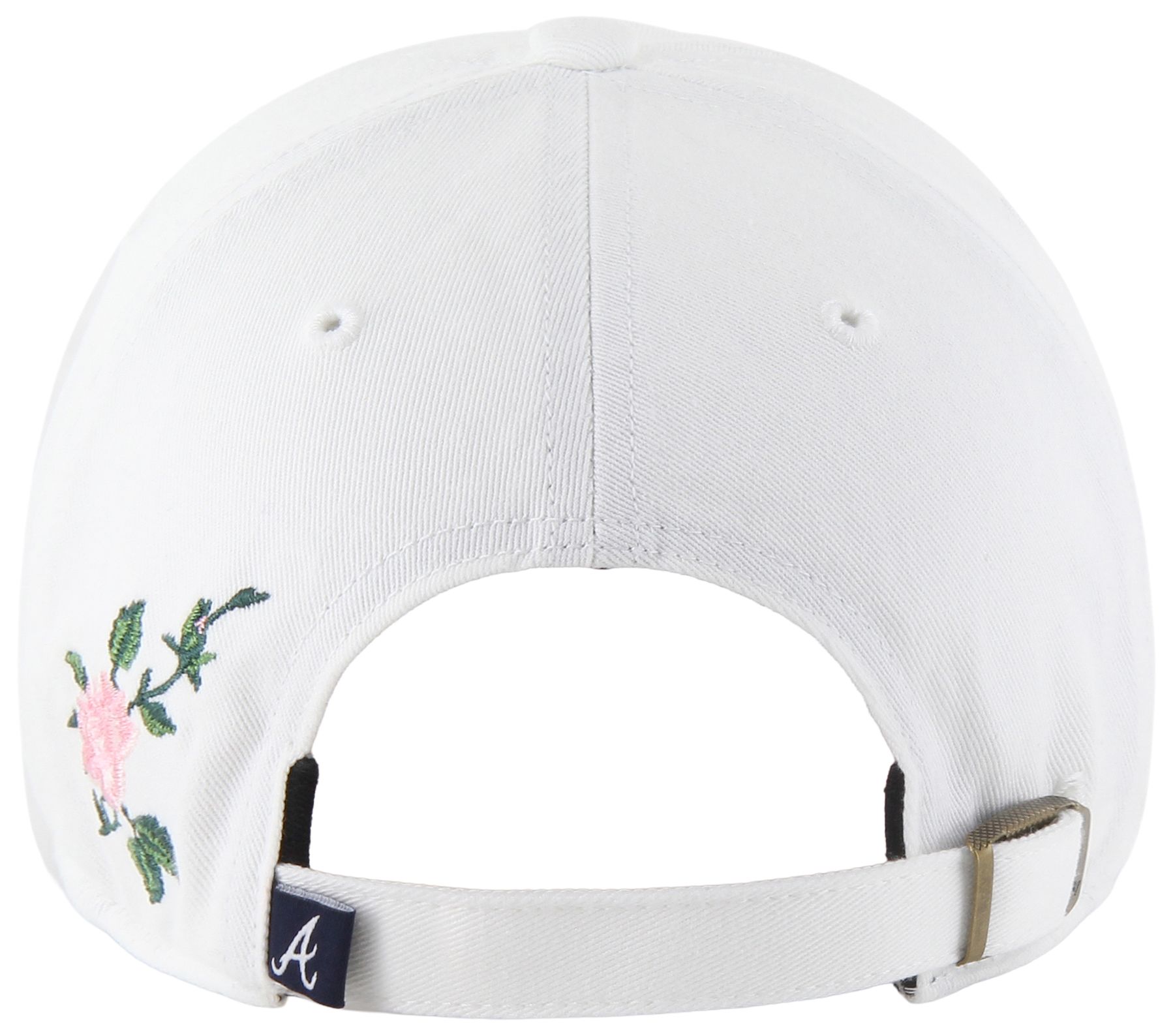 '47 Adult Atlanta Braves White Thorn Clean Up Adjustable Hat product image