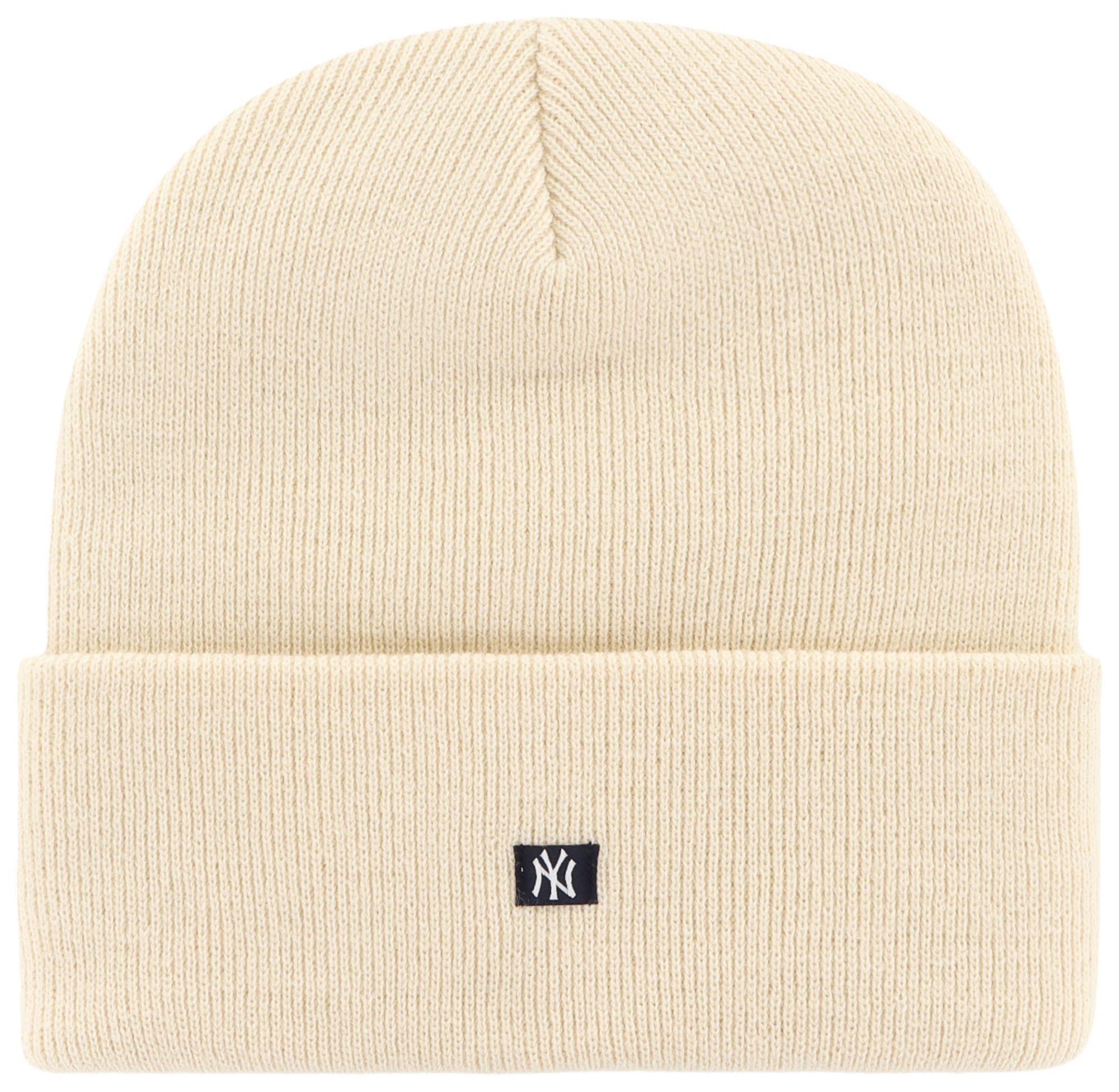 '47 Adult New York Yankees CreamThorn Cuffed Knit Beanie product image