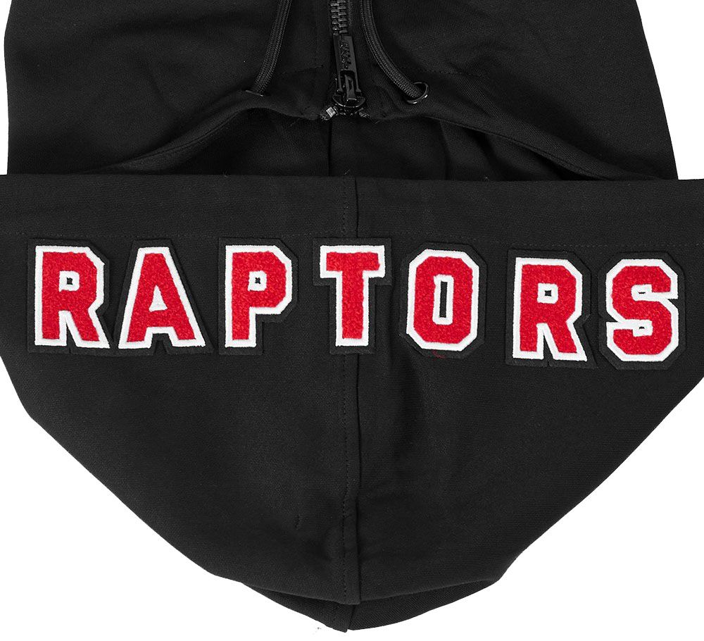 Pro Standard Men's Toronto Raptors Black Classic Chenille Full Zip Hoodie product image