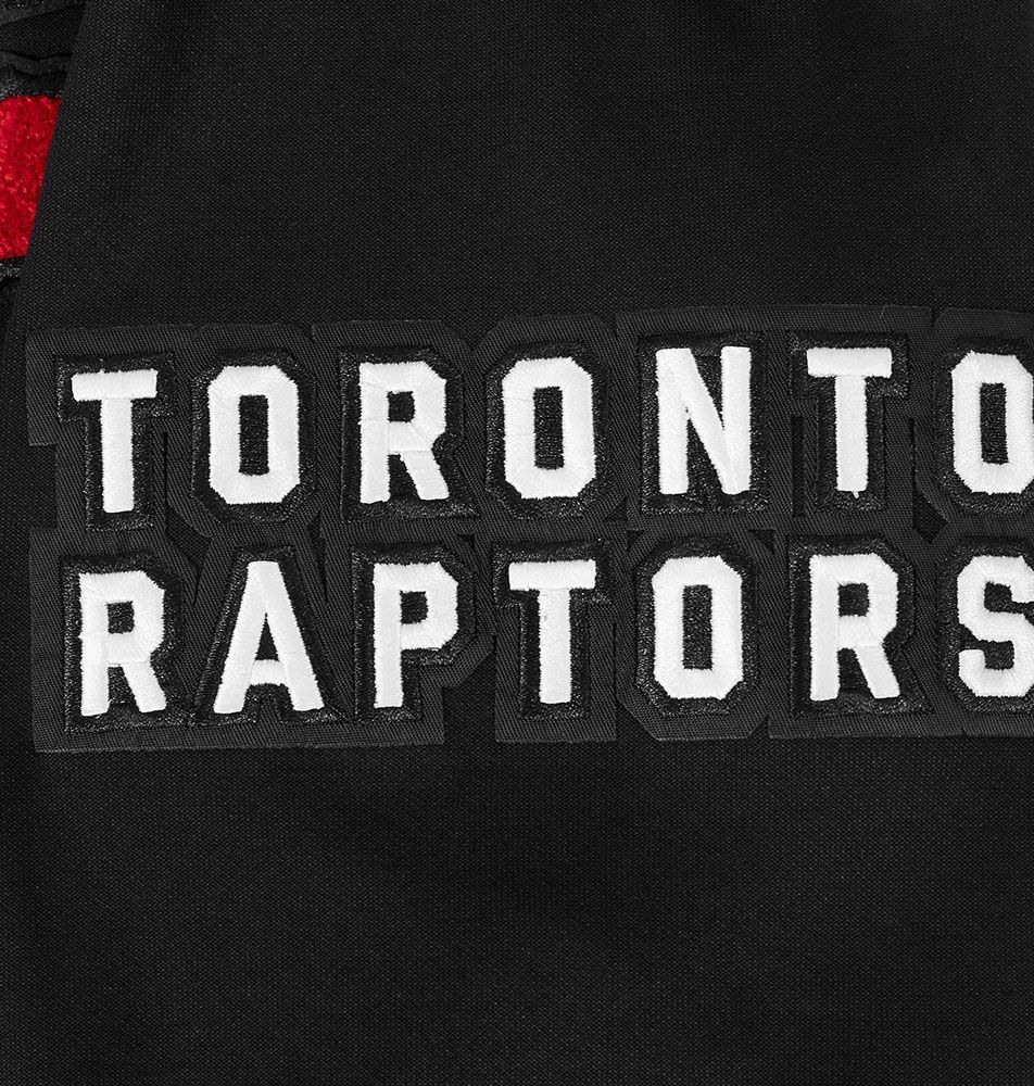 Pro Standard Men's Toronto Raptors Black Classic Chenille Full Zip Hoodie product image