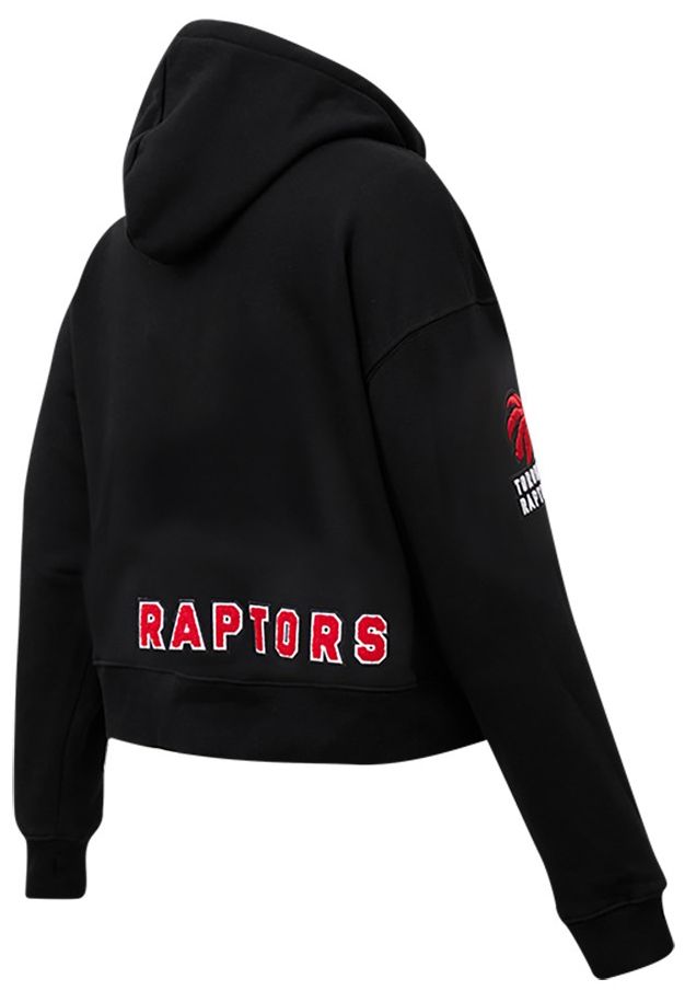 Pro Standard Women's Toronto Raptors Black Classic Cropped Fleece Pullover Hoodie product image