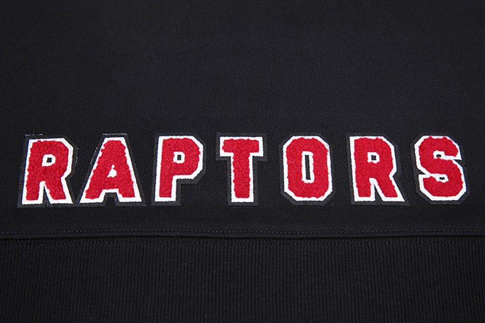 Pro Standard Women's Toronto Raptors Black Classic Cropped Fleece Pullover Hoodie product image
