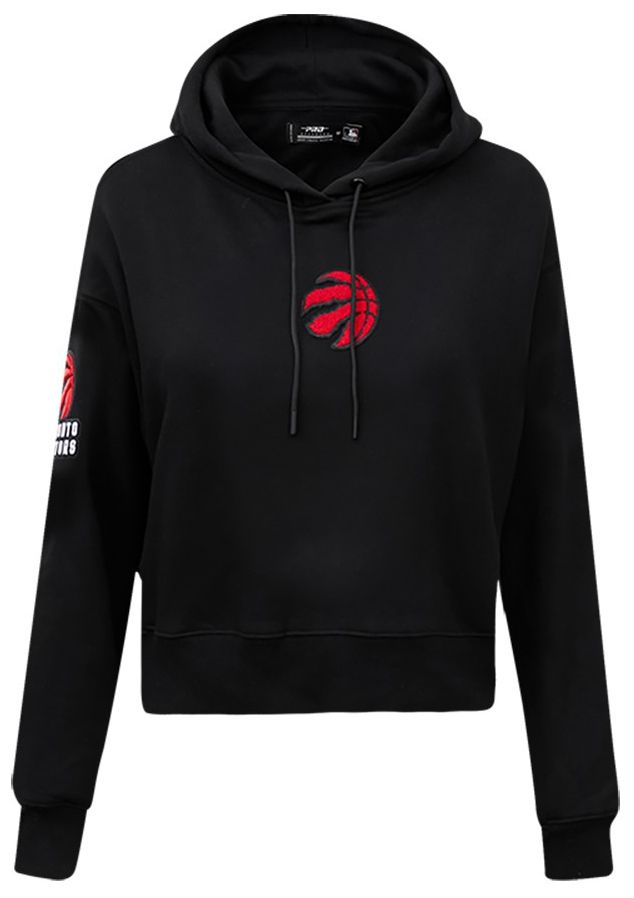 Pro Standard Women's Toronto Raptors Black Classic Cropped Fleece Pullover Hoodie product image