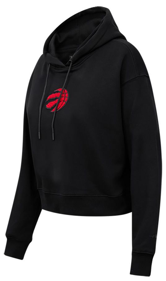 Pro Standard Women's Toronto Raptors Black Classic Cropped Fleece Pullover Hoodie product image