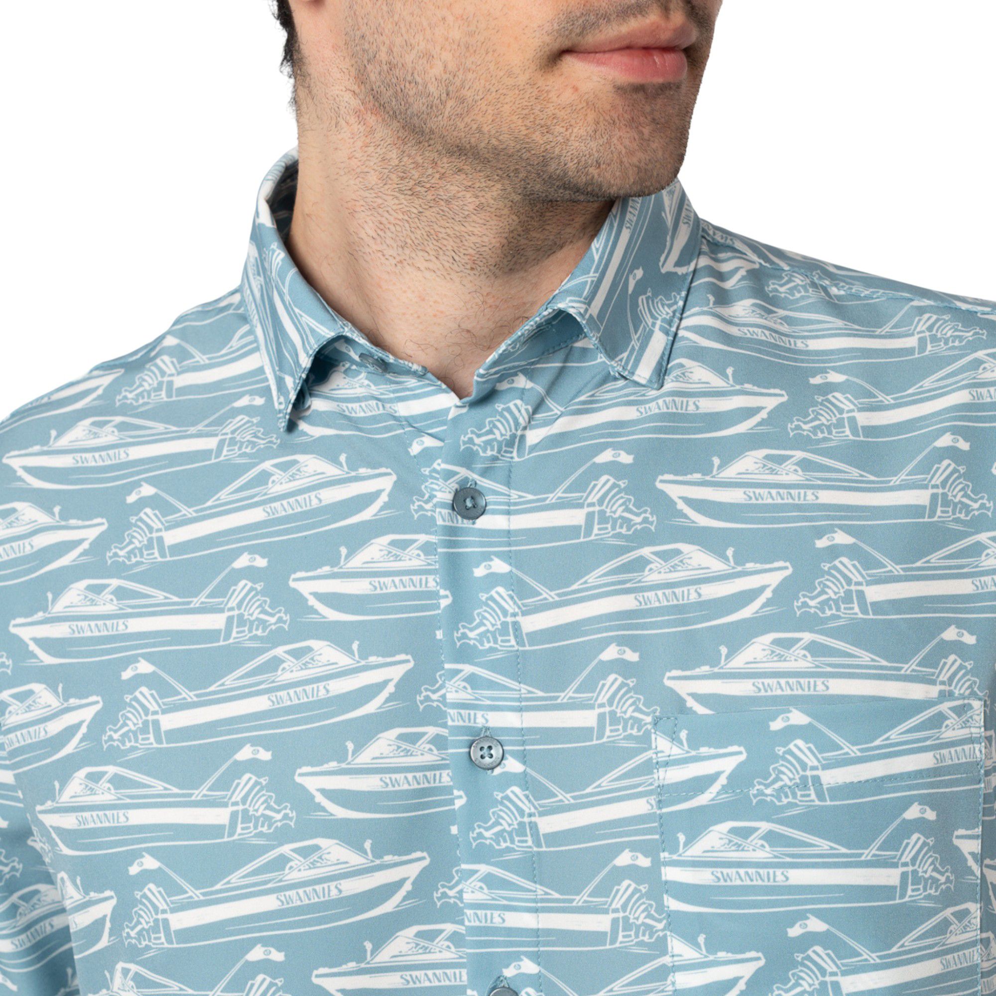 Swannies Men's Lind Golf Button-Up Shirt product image