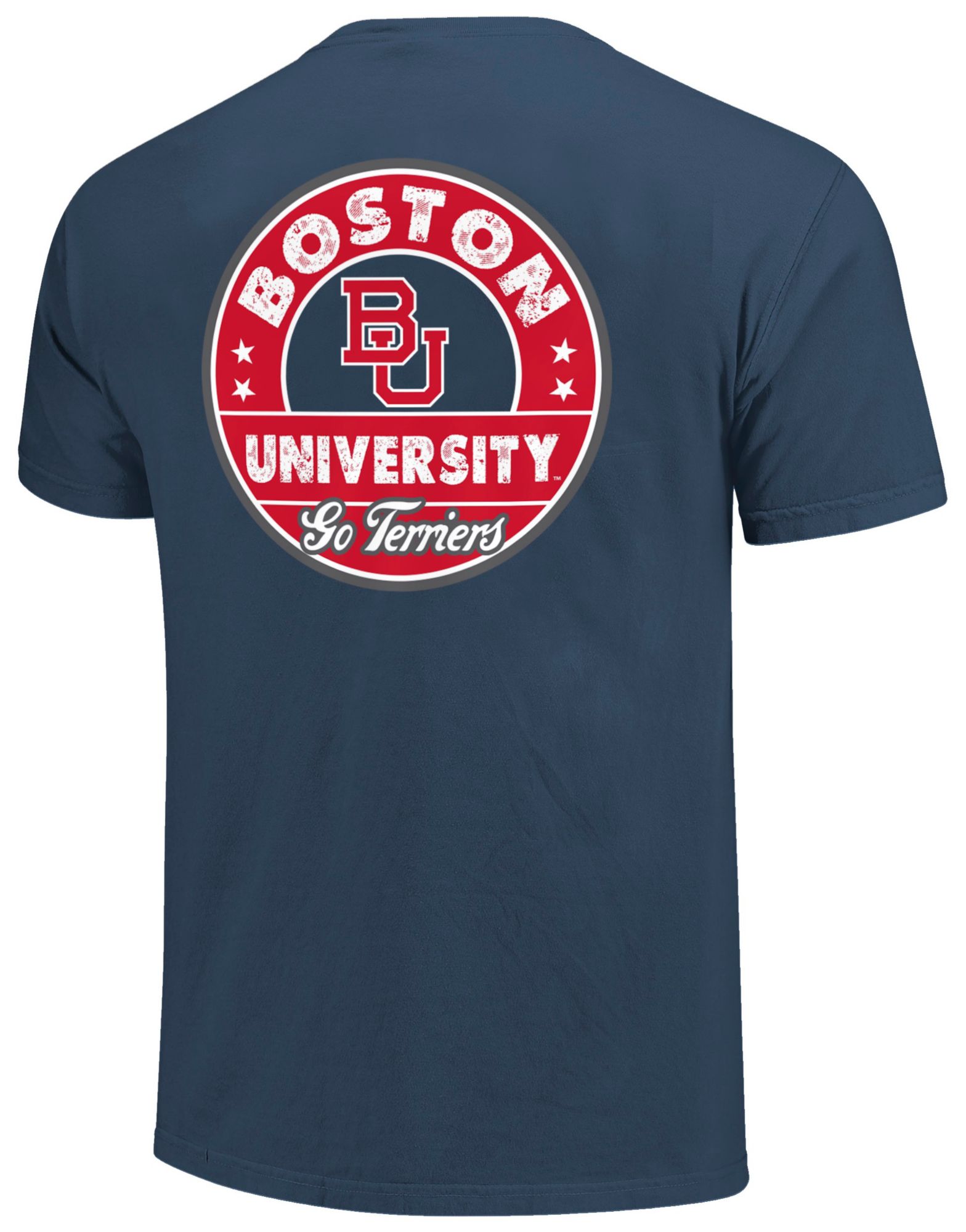 Image One Men's Boston Terriers Navy Shield Star T-Shirt product image