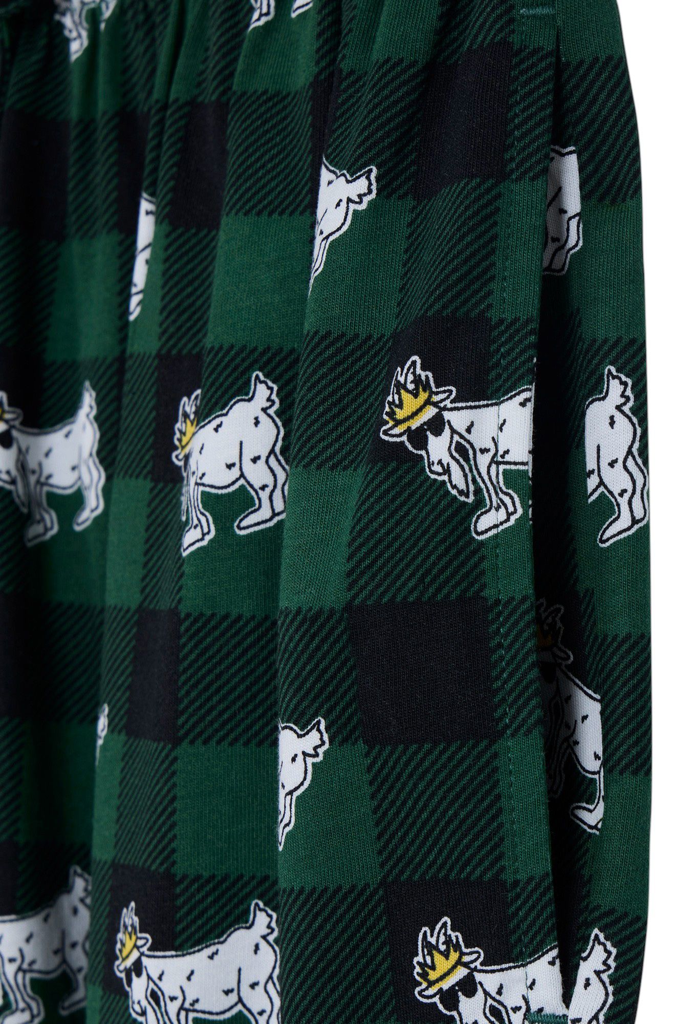 GOAT USA Buffalo Check Fleece Pajama Pants - Youth product image