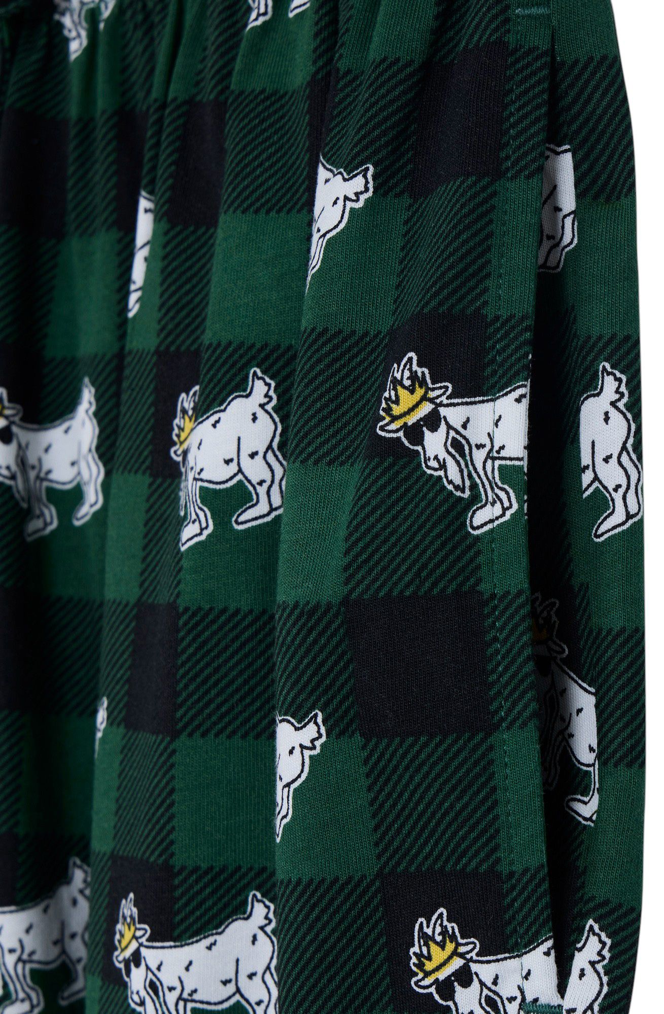 GOAT USA Buffalo Check Fleece Pajama Pants - Adult product image
