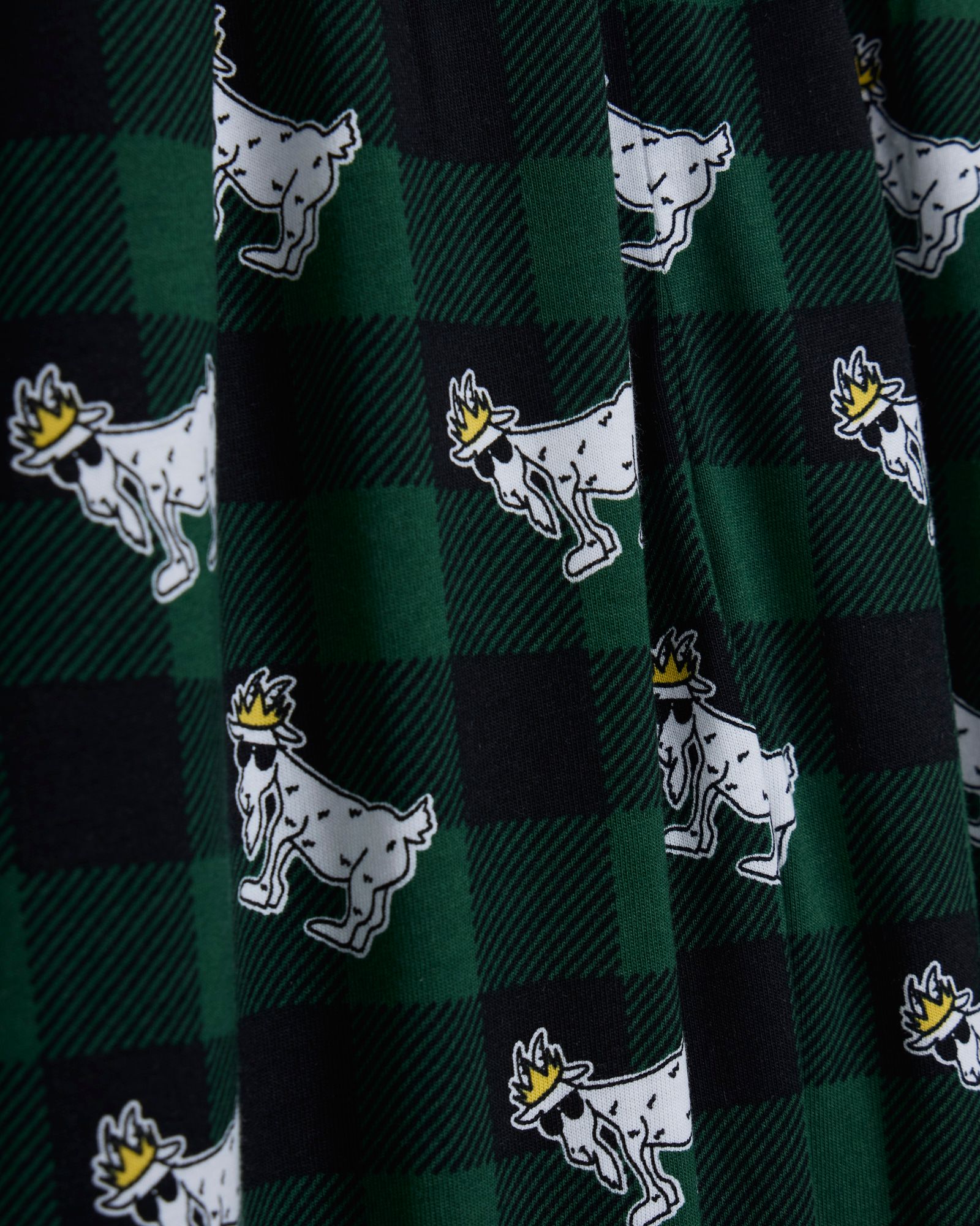 GOAT USA Buffalo Check Fleece Pajama Pants - Adult product image