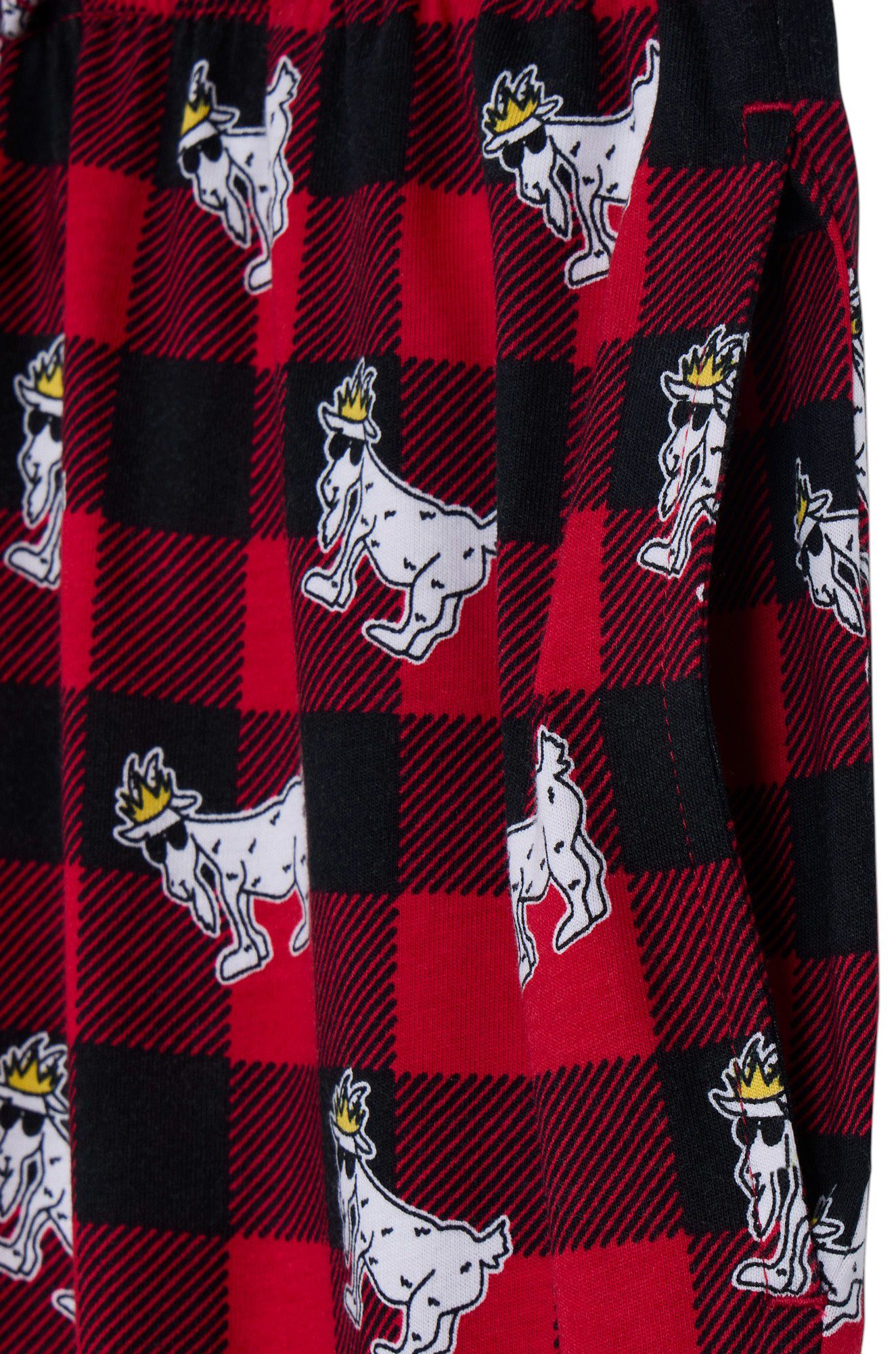 GOAT USA Buffalo Check Fleece Pajama Pants - Youth product image