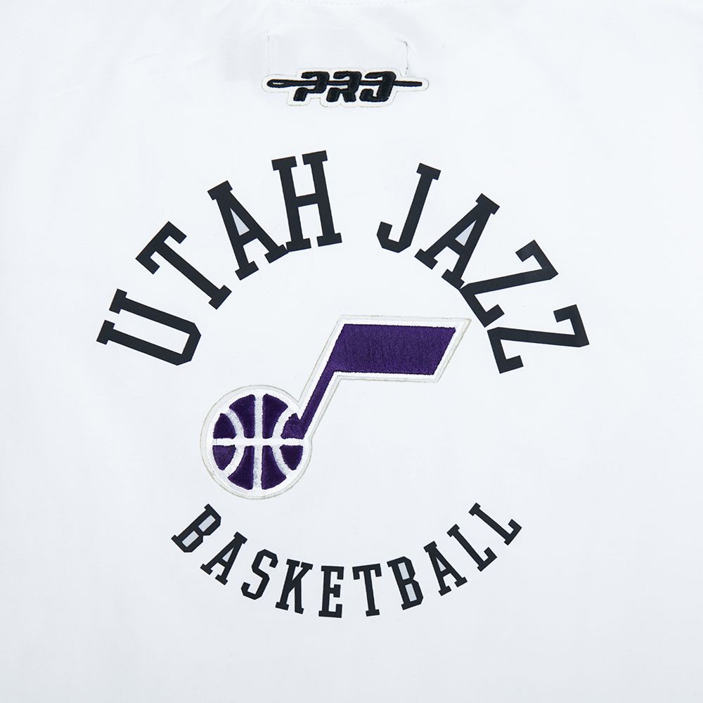 Pro Standard Women's Utah Jazz White Crest Emblem Boxy T-Shirt product image