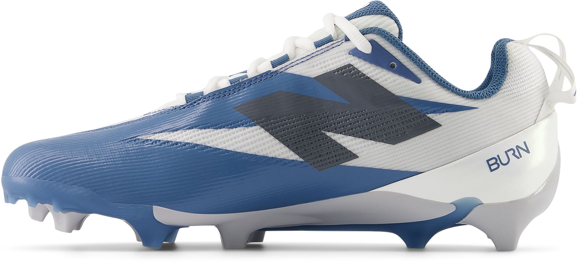 New Balance Burn X5 Liquid Silver Lacrosse Cleats product image