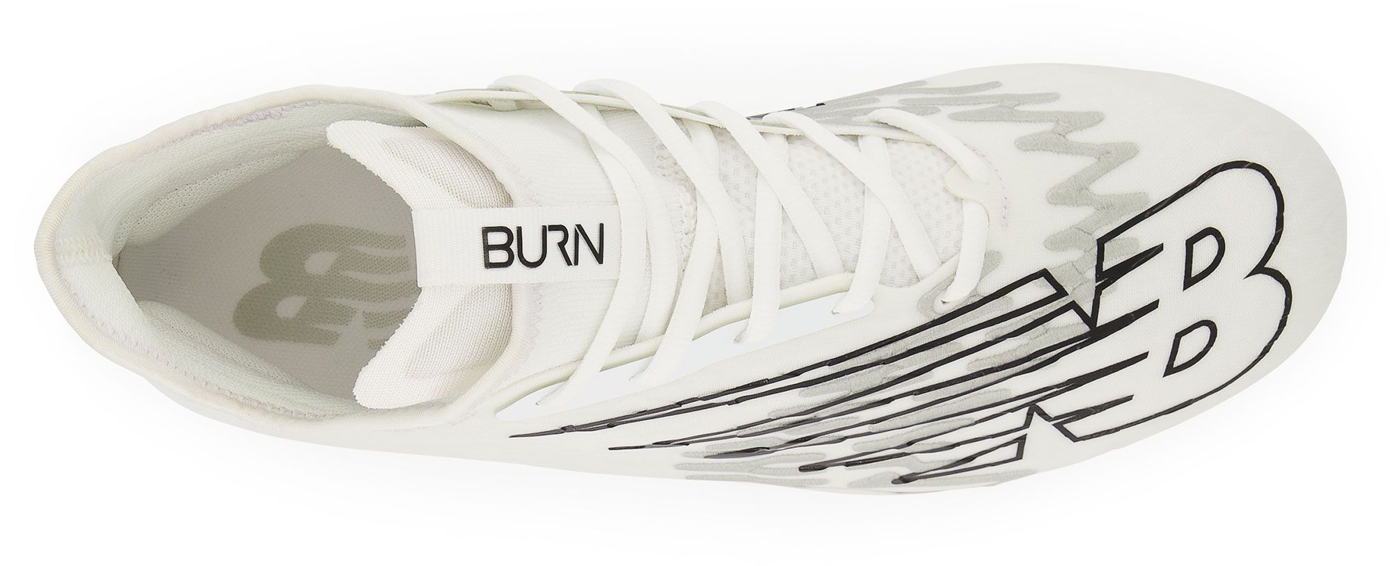 new balance burn x2 low cut men's lacrosse cleats white