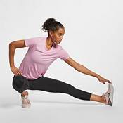 Nike One Metallic Gold & Black Training Leggings DQ6308-010 Womens