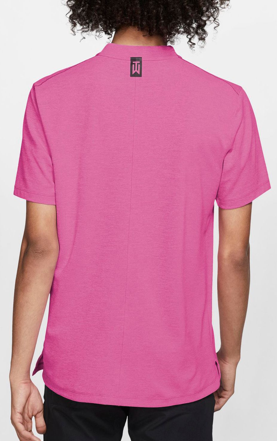 tiger woods pink golf shirt